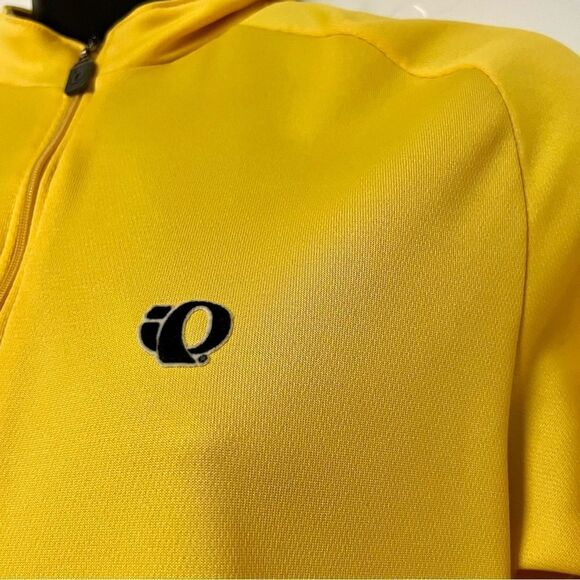Pearl Izumi Long Sleeve Yellow Black Full Zip Cycling Bike Warm Jersey M - Picture 2 of 11